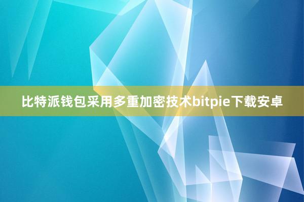 比特派钱包采用多重加密技术bitpie下载安卓