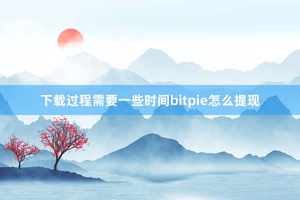 下载过程需要一些时间bitpie怎么提现