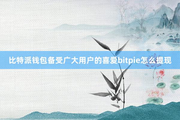 比特派钱包备受广大用户的喜爱bitpie怎么提现