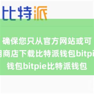 确保您只从官方网站或可信的应用商店下载比特派钱包bitpie比特派钱包