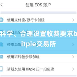 科学、合理设置收费要求bitpie交易所